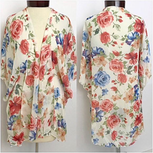Gorgeous Relaxed Flowy Kimono Cardi SMLXL - Picture 5 of 6
